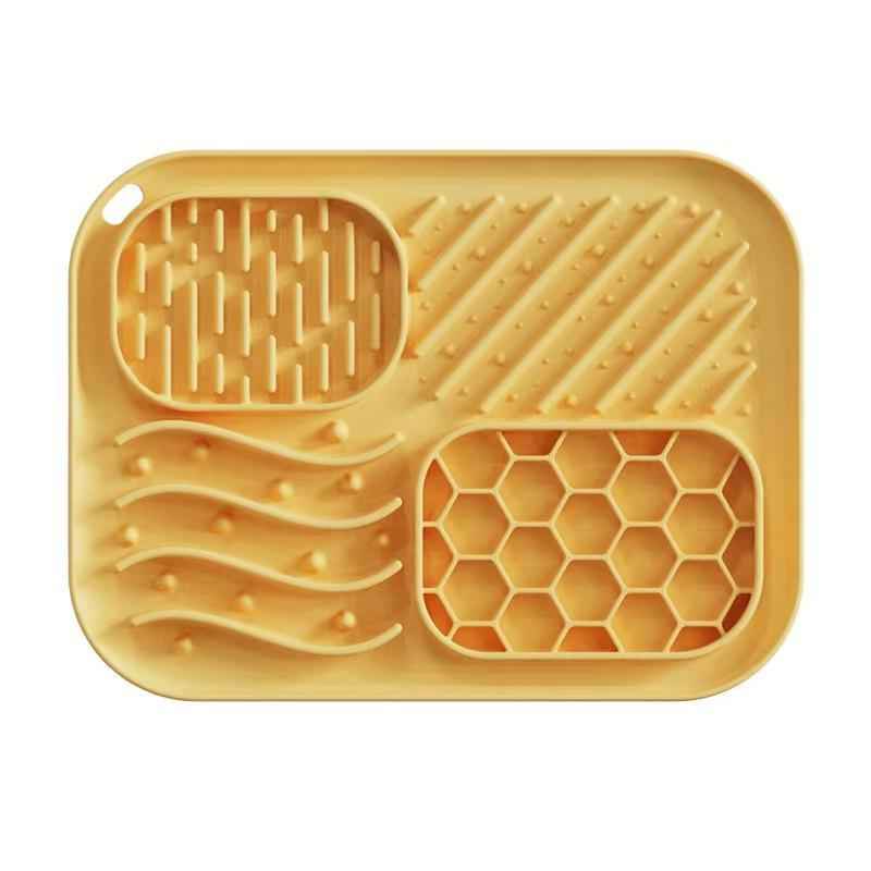 KinPeto 4-Zone Silicone Pet Lick Mat & Slow Feeder